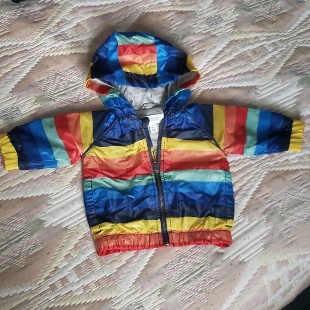 Rainbow gymboree raincoat